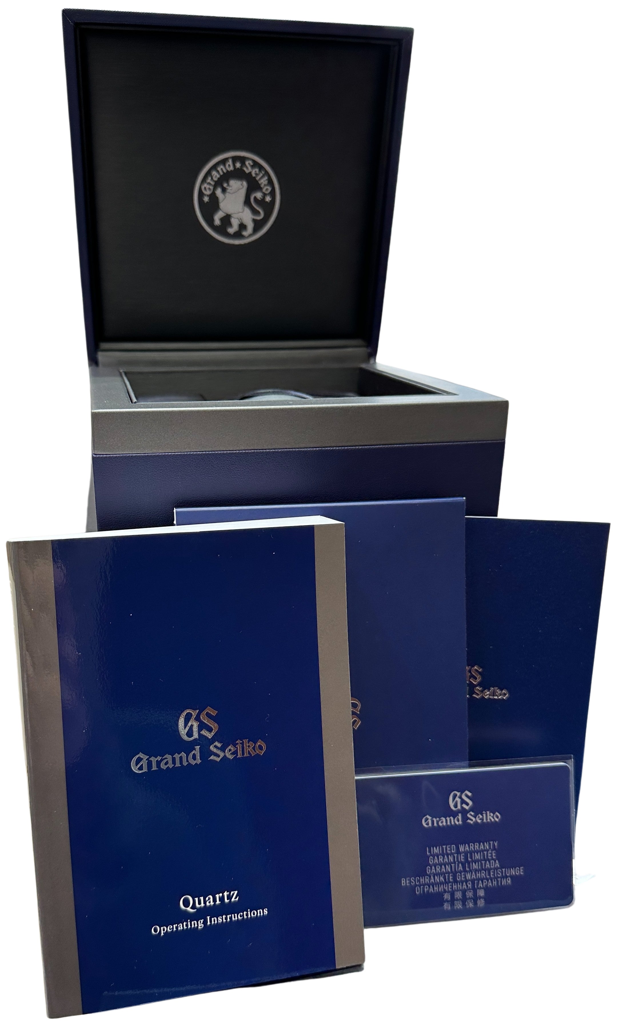 2022 Grand Seiko Heritage 50th Stainless Steel 40mm Blue Quartz Watch