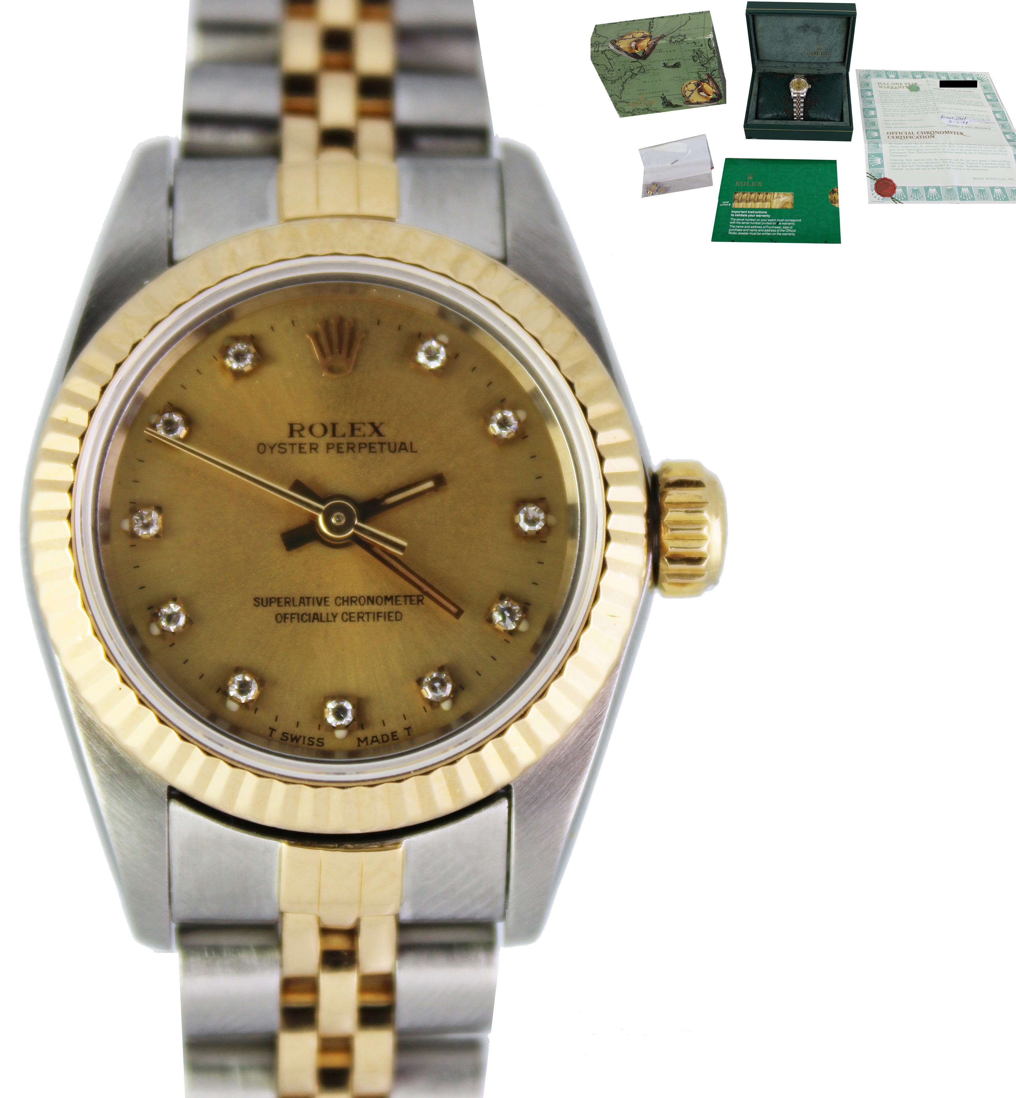 rolex oyster 18k