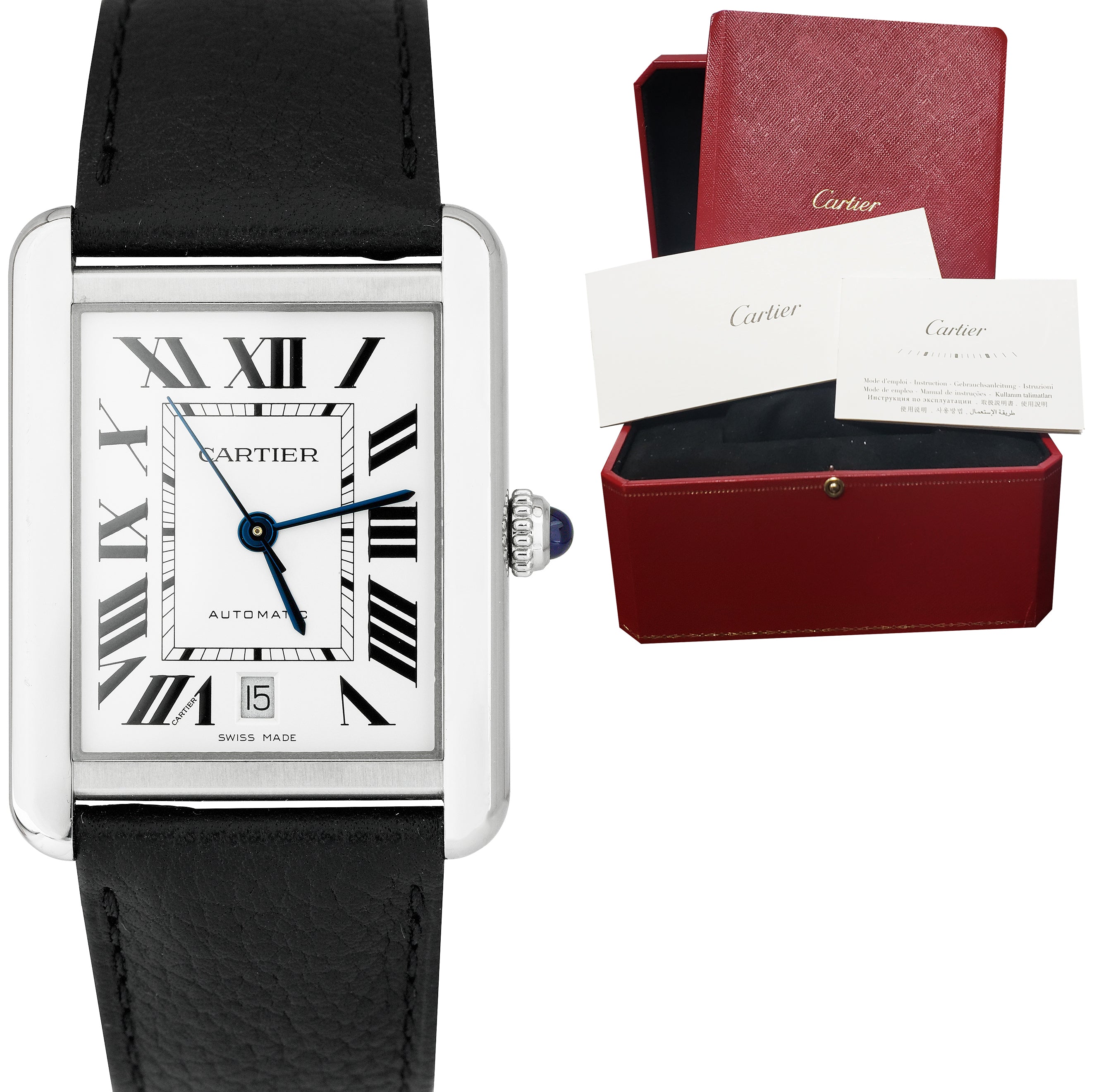 cartier tank solo serial number