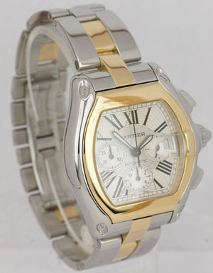 cartier roadster two tone