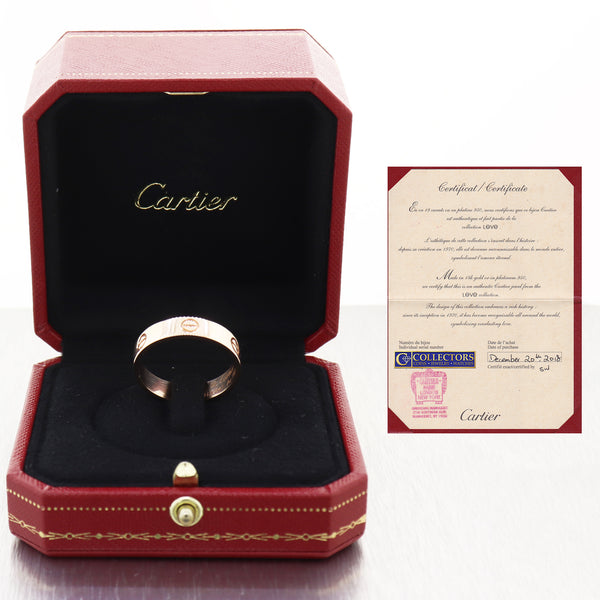 cartier love ring size 67