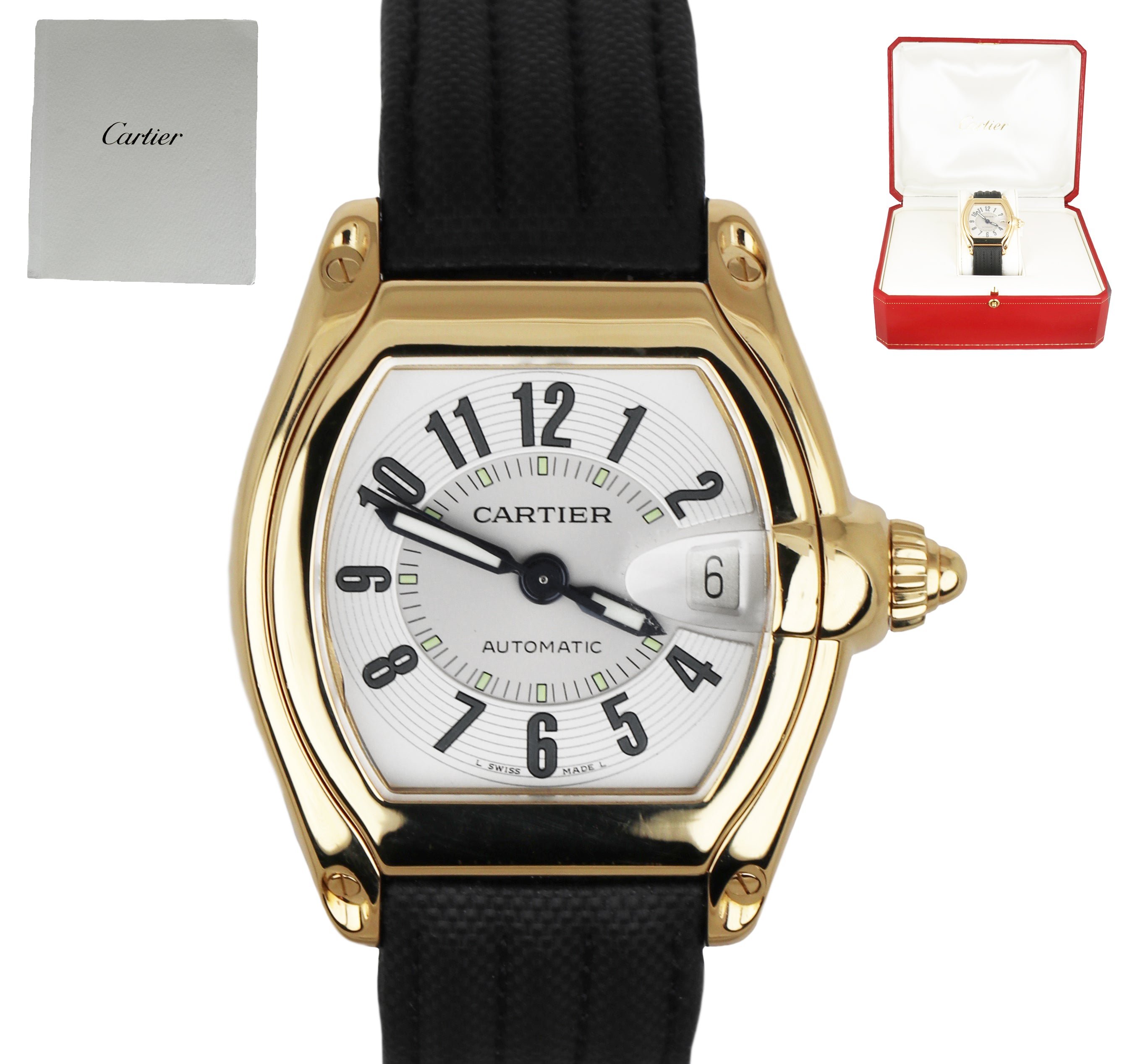 cartier roadster arabic numerals