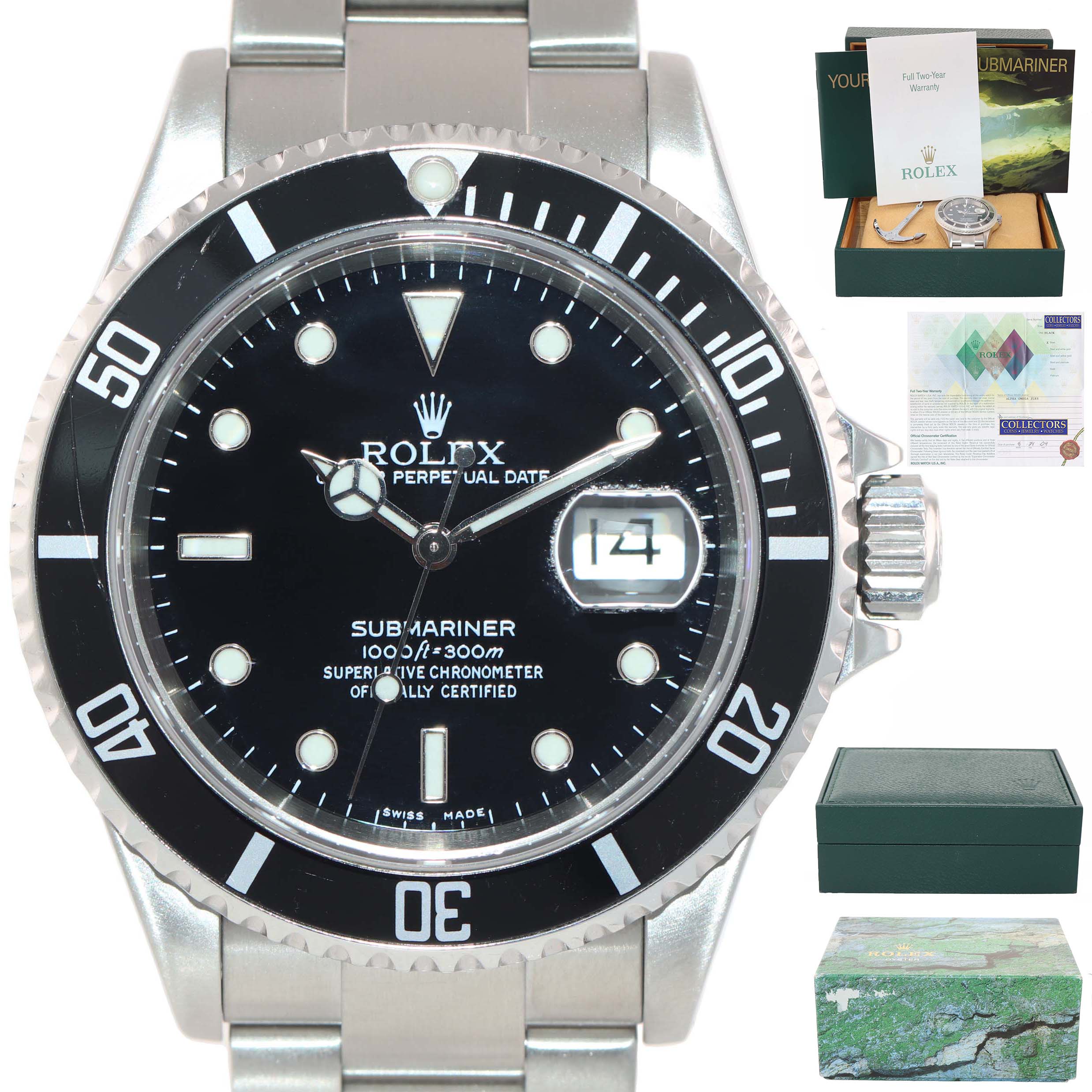 PAPERS 2004 Rolex Submariner Date 16610 