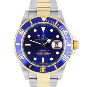 2007 rolex submariner two tone