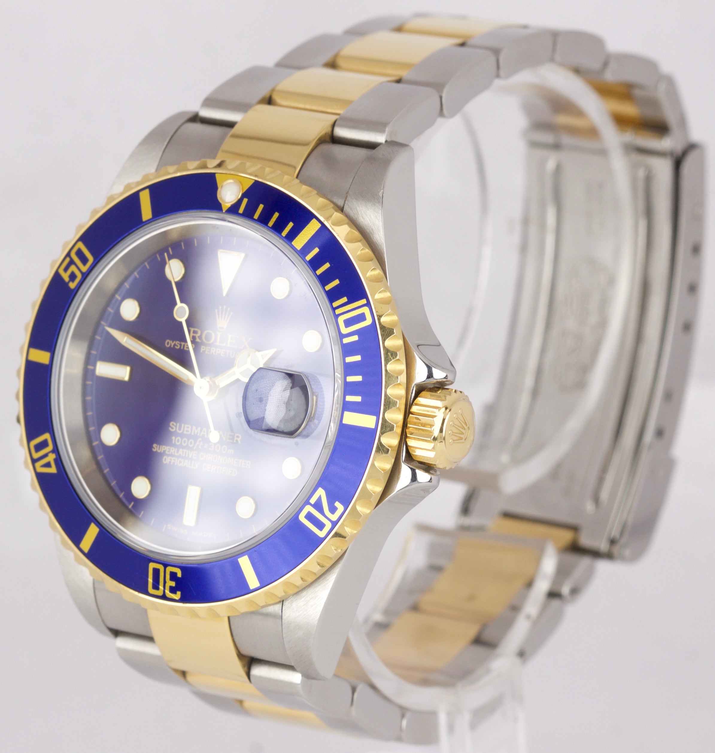 2007 rolex submariner two tone