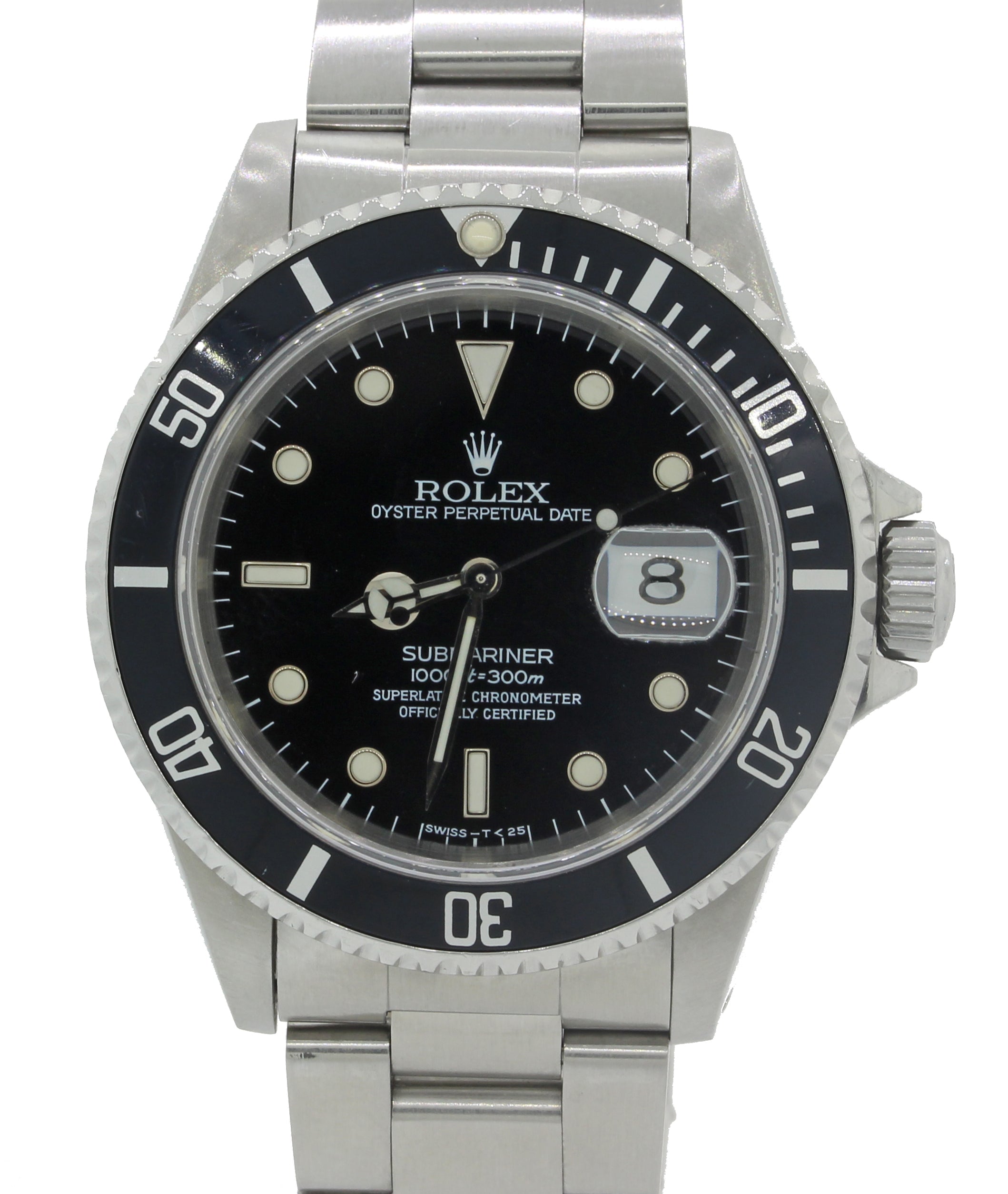 MINT Rolex Submariner Date 16610 Steel 