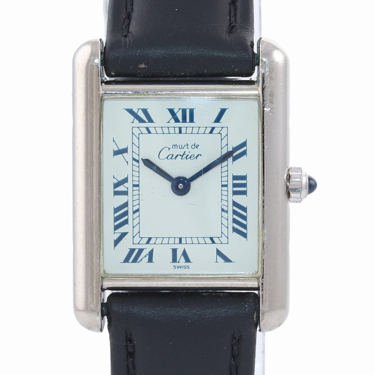 cartier tank quartz silver 925