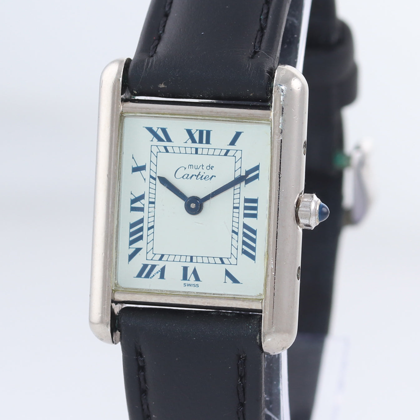 must de cartier watch argent