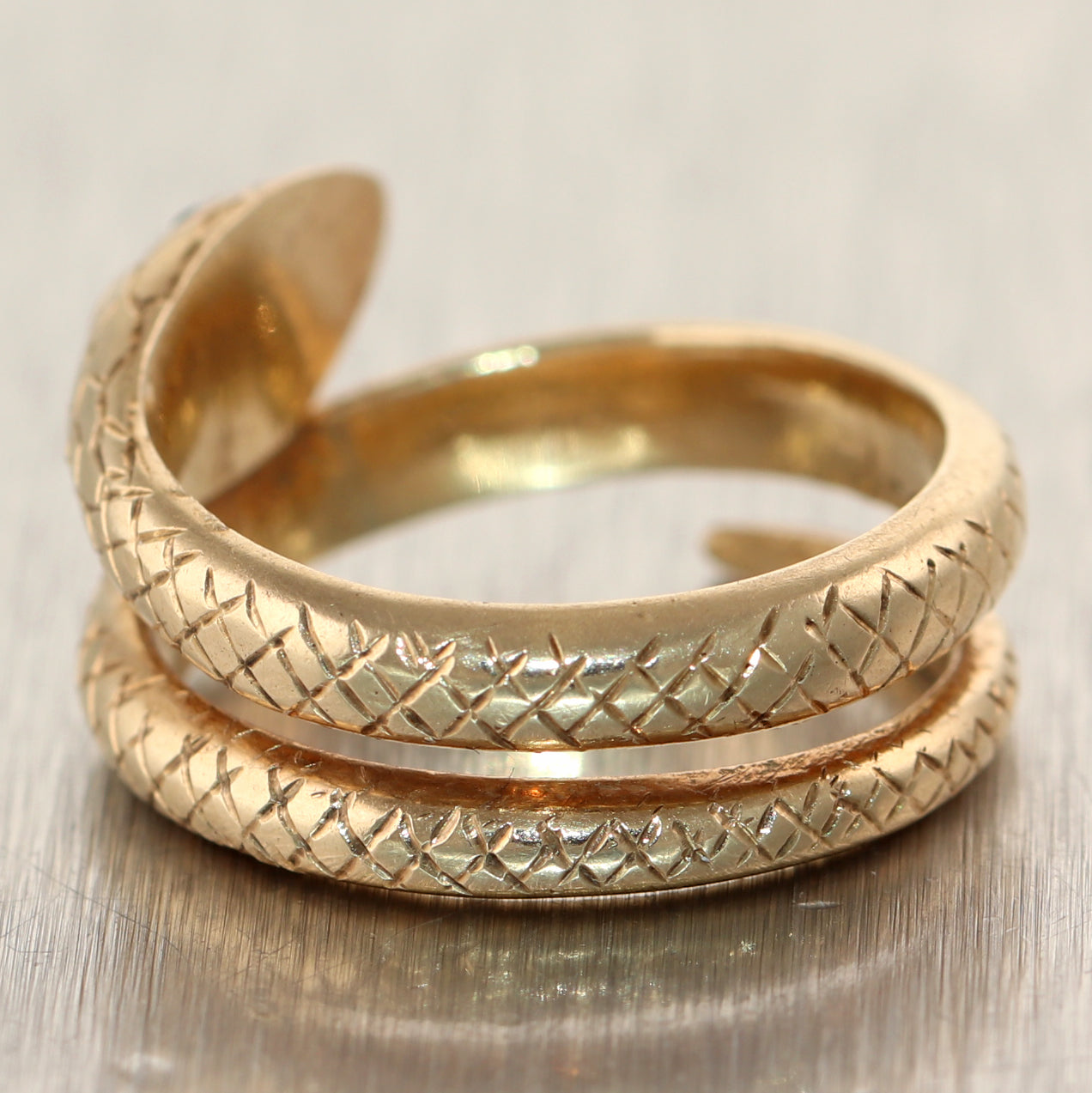 14k gold snake rings