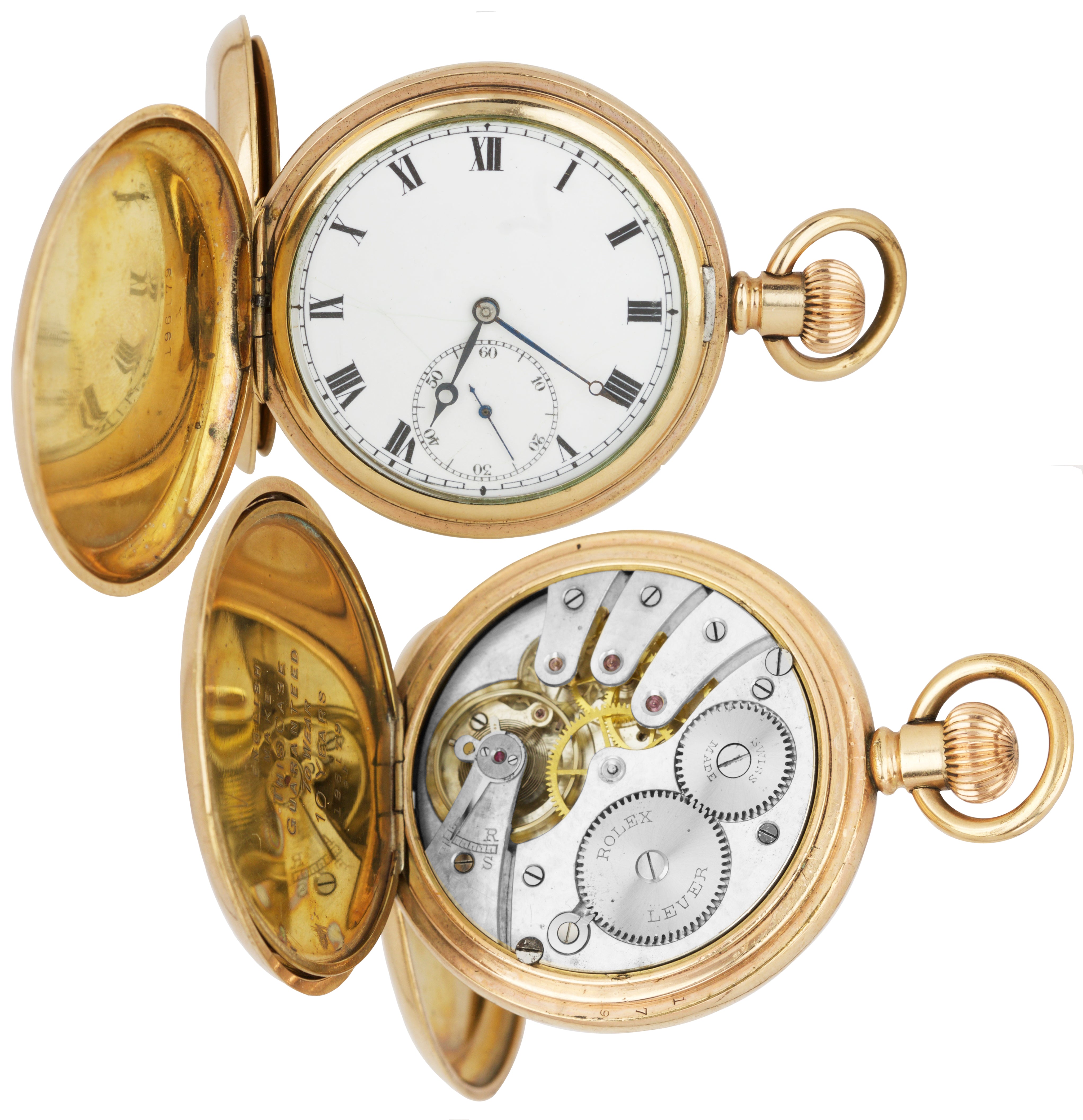 rolex lever pocket watch