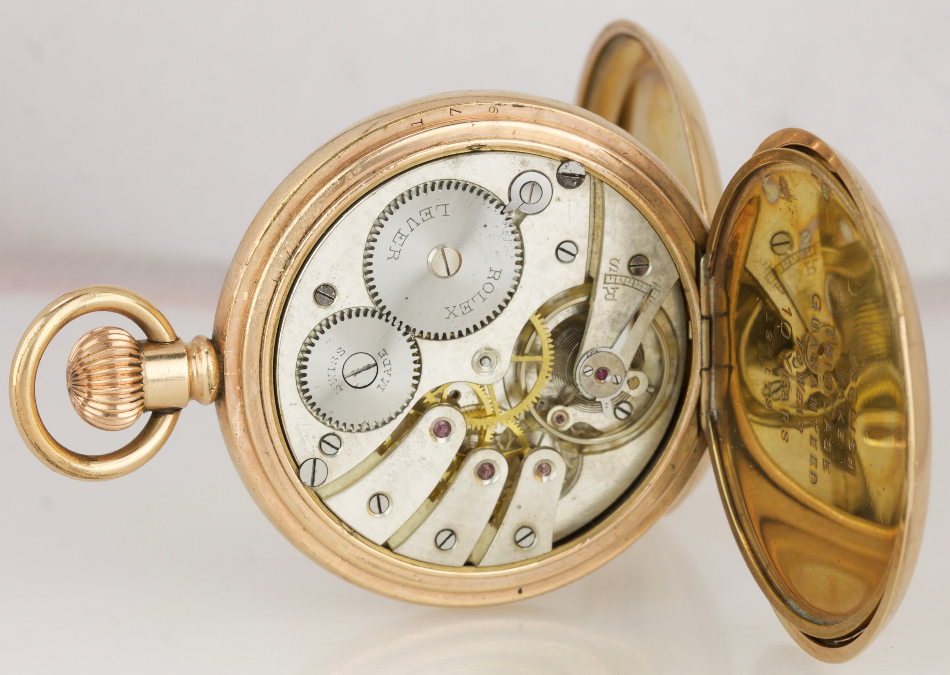 rolex lever pocket watch