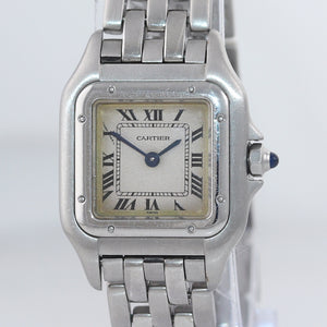 cartier ladies panthere 1320 stainless steel quartz watch