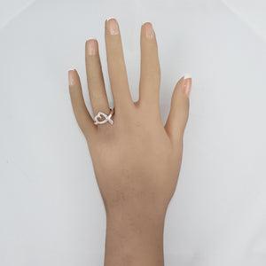 loving heart band ring