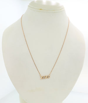 xoxo necklace tiffany