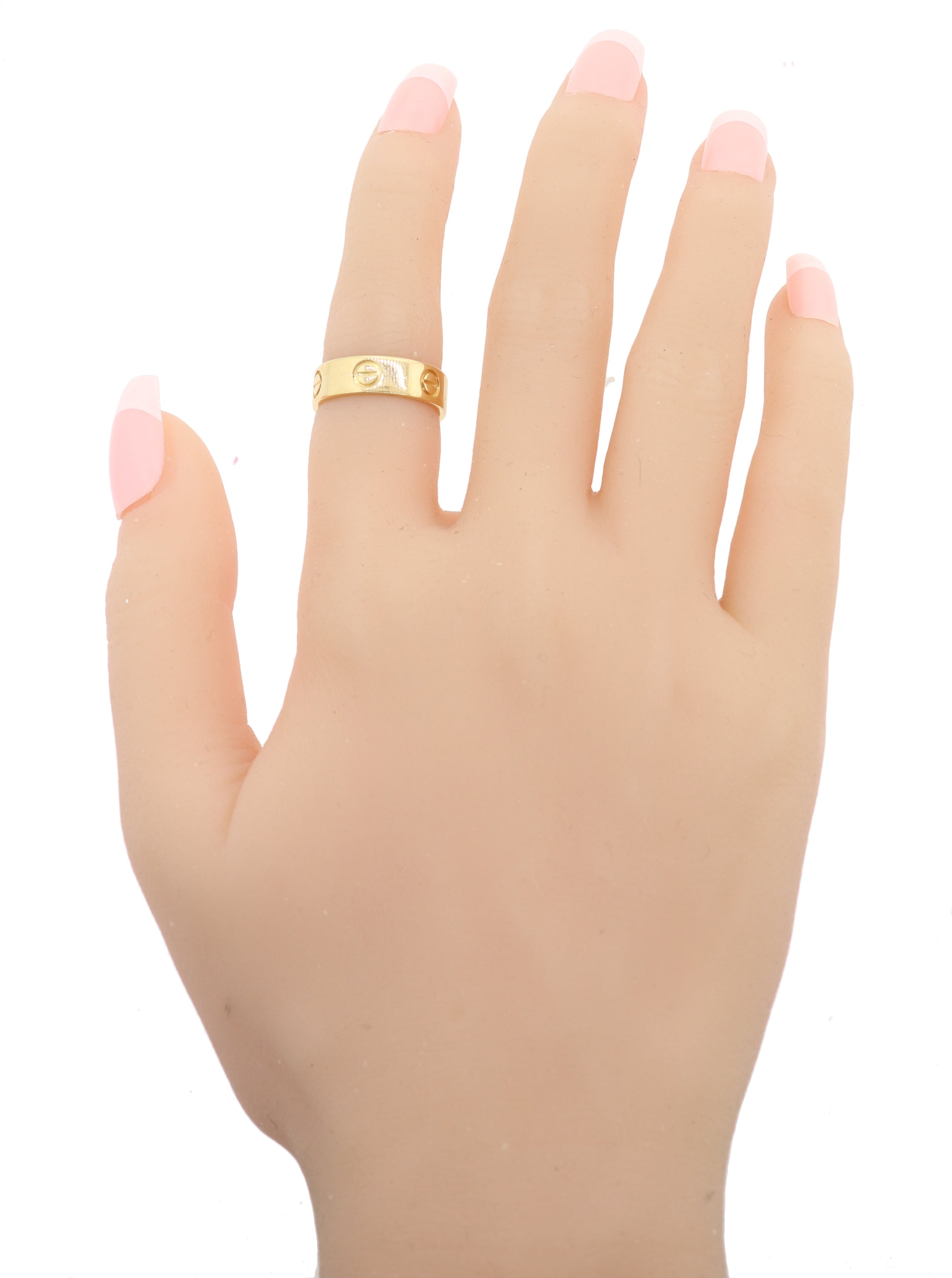 Cartier 18k Yellow Gold Love Ring Size 