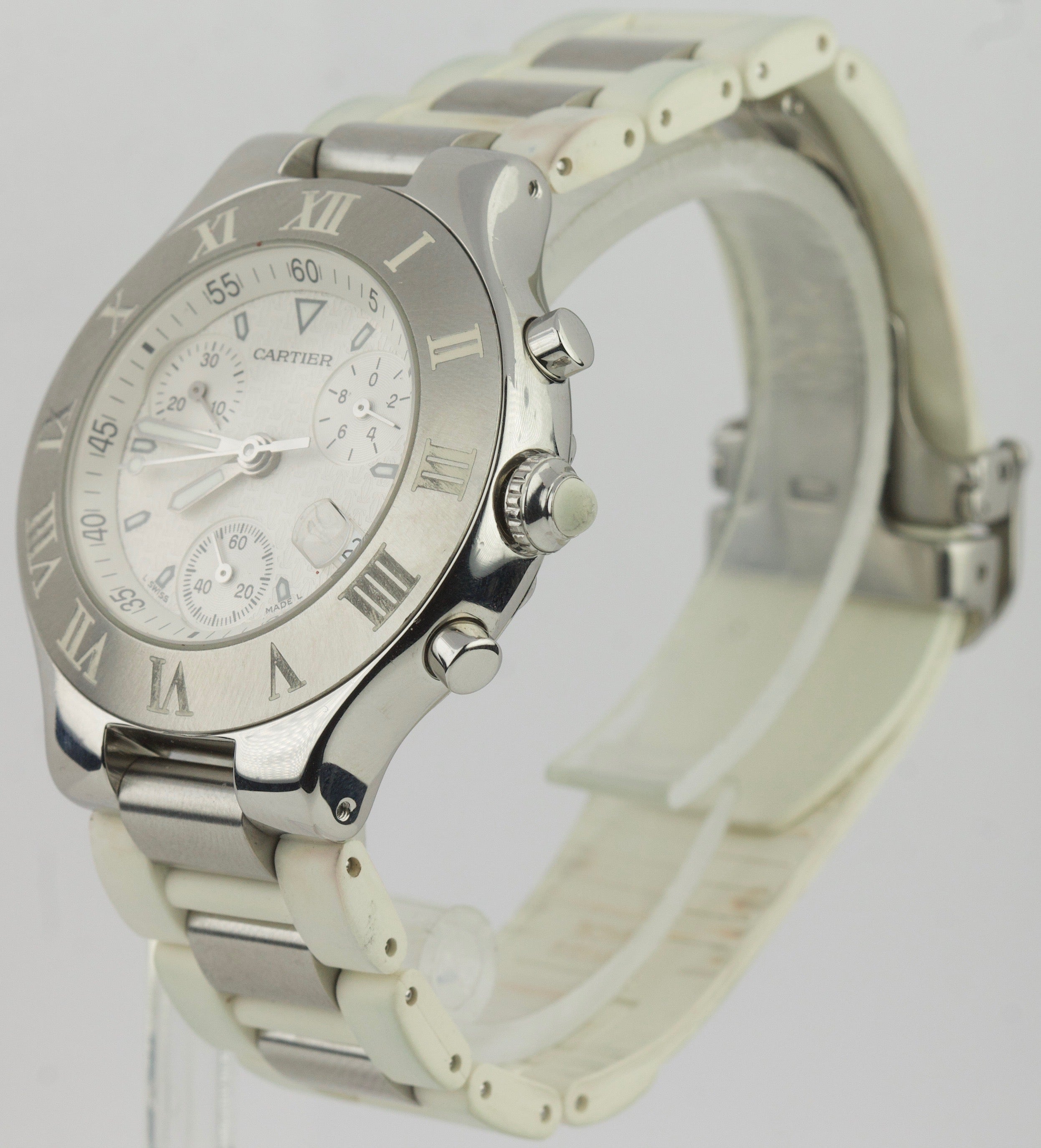 cartier must 21 chronoscaph quartz chronograph