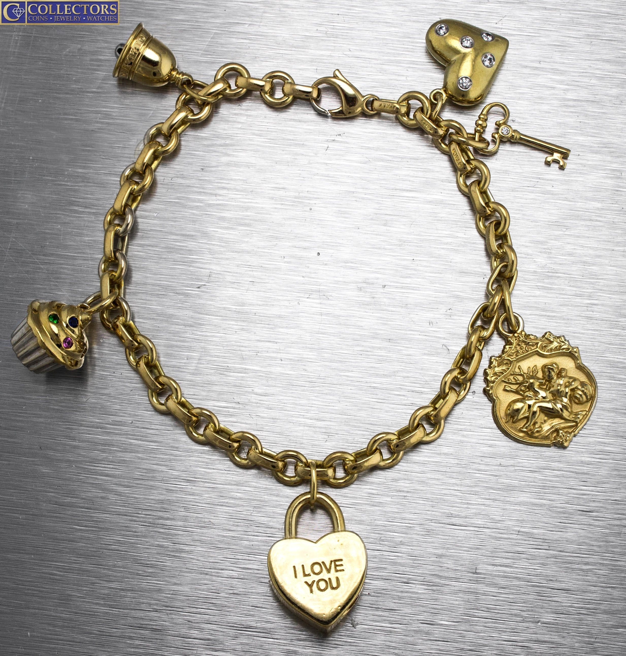Tiffany  Co Heart Tag Starter Charm Bracelet 7 12  Sterling 925  Engravable  Wilson Brothers Jewelry