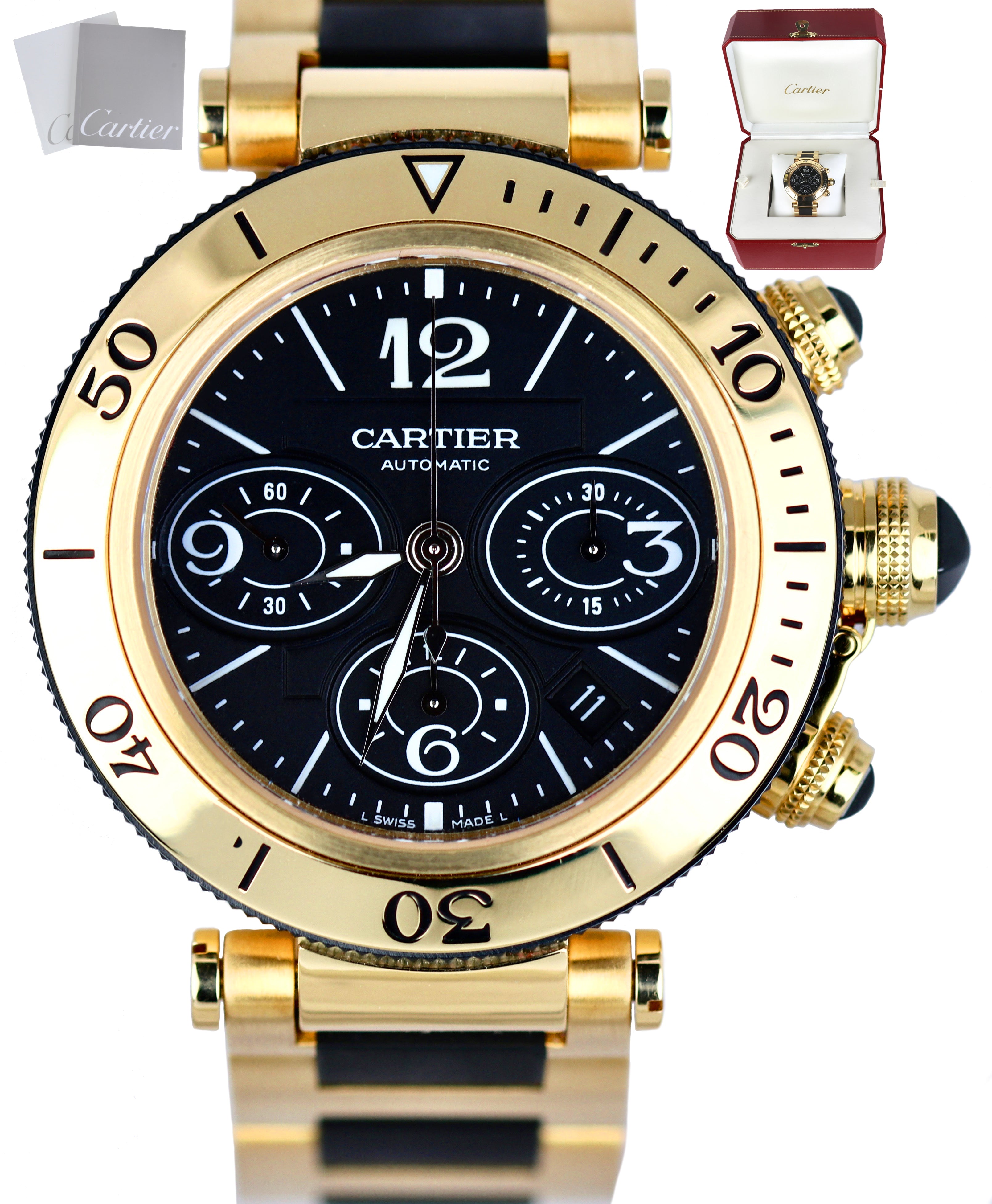 cartier pasha seatimer for sale