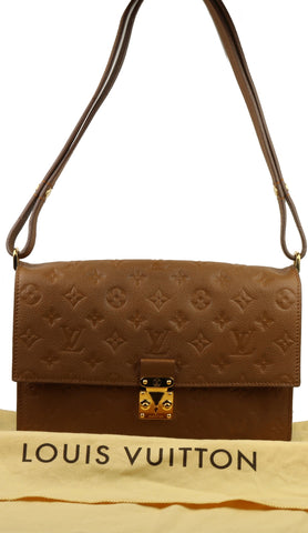 MINT Ladies Louis Vuitton Fascinante Havane Monogram Empreinte Shoulde