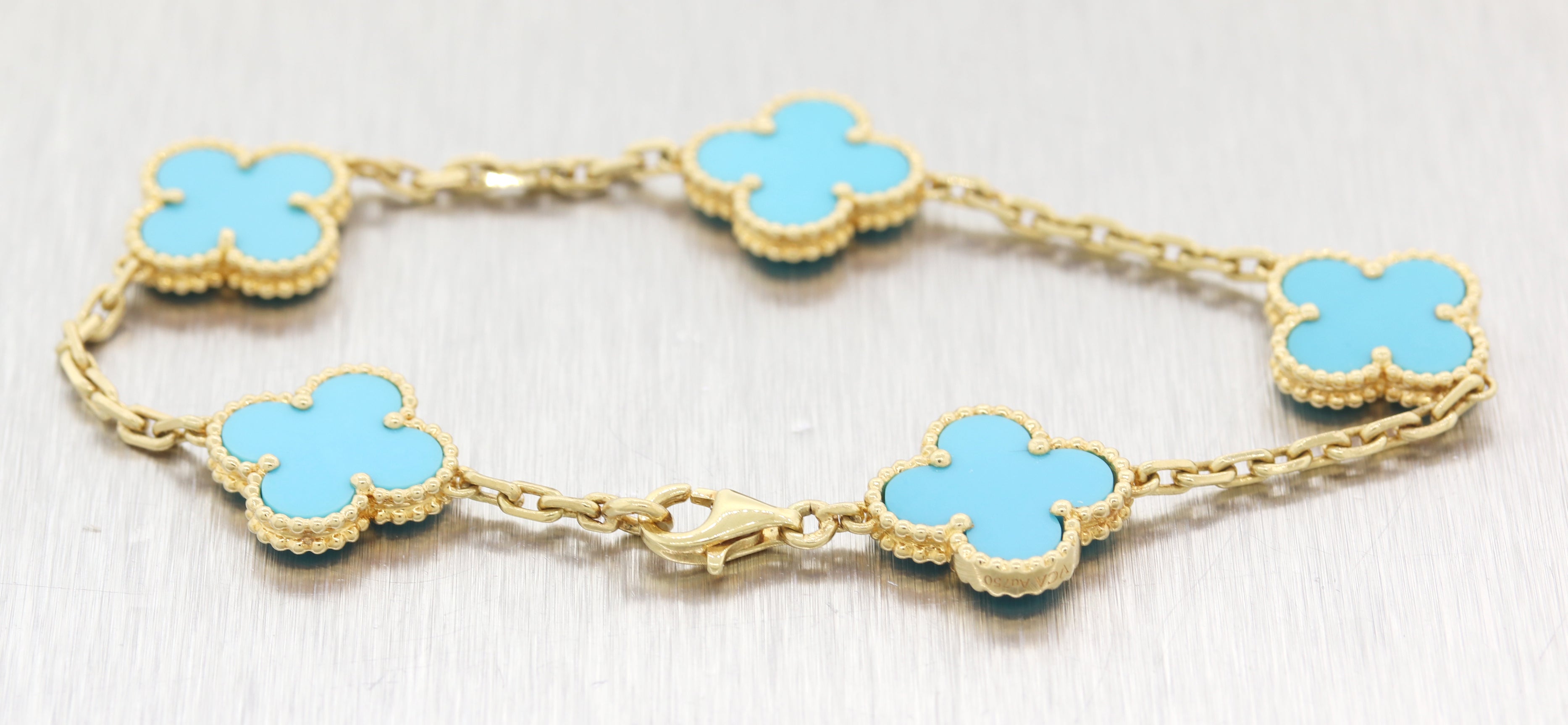 van cleef turquoise bracelet