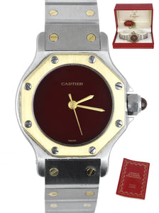 cartier santos red