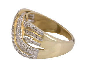 Kay Jewelers 10k Yellow Gold 1 Ct Round Baguette Diamond