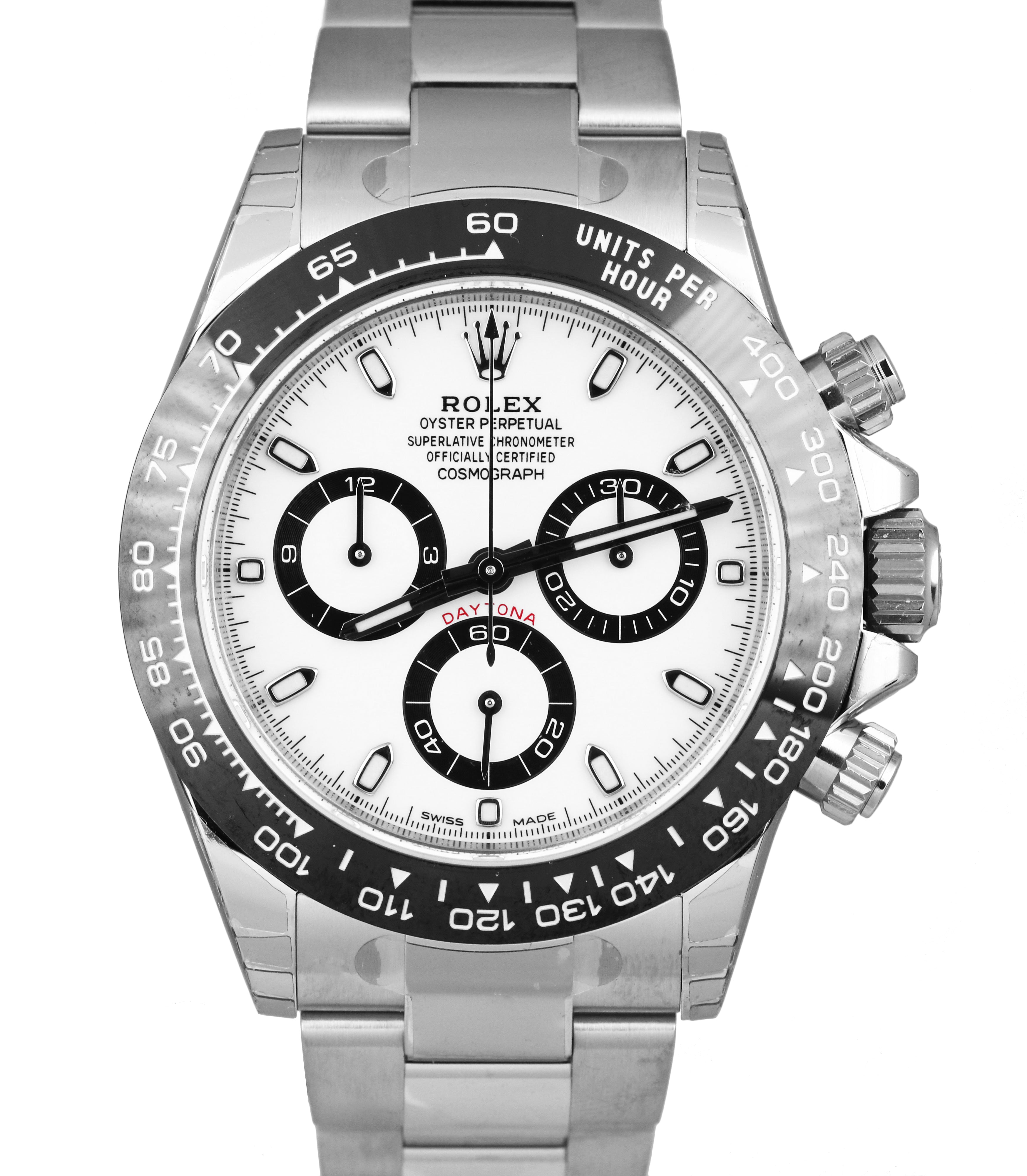 2019 Men's Rolex Daytona Cosmograph 116500 LN Chronograph 40mm White S