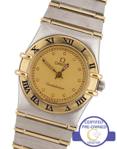 omega constellation two tone