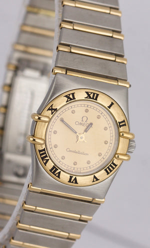 omega constellation mini ladies watch