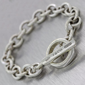 silver toggle bracelet