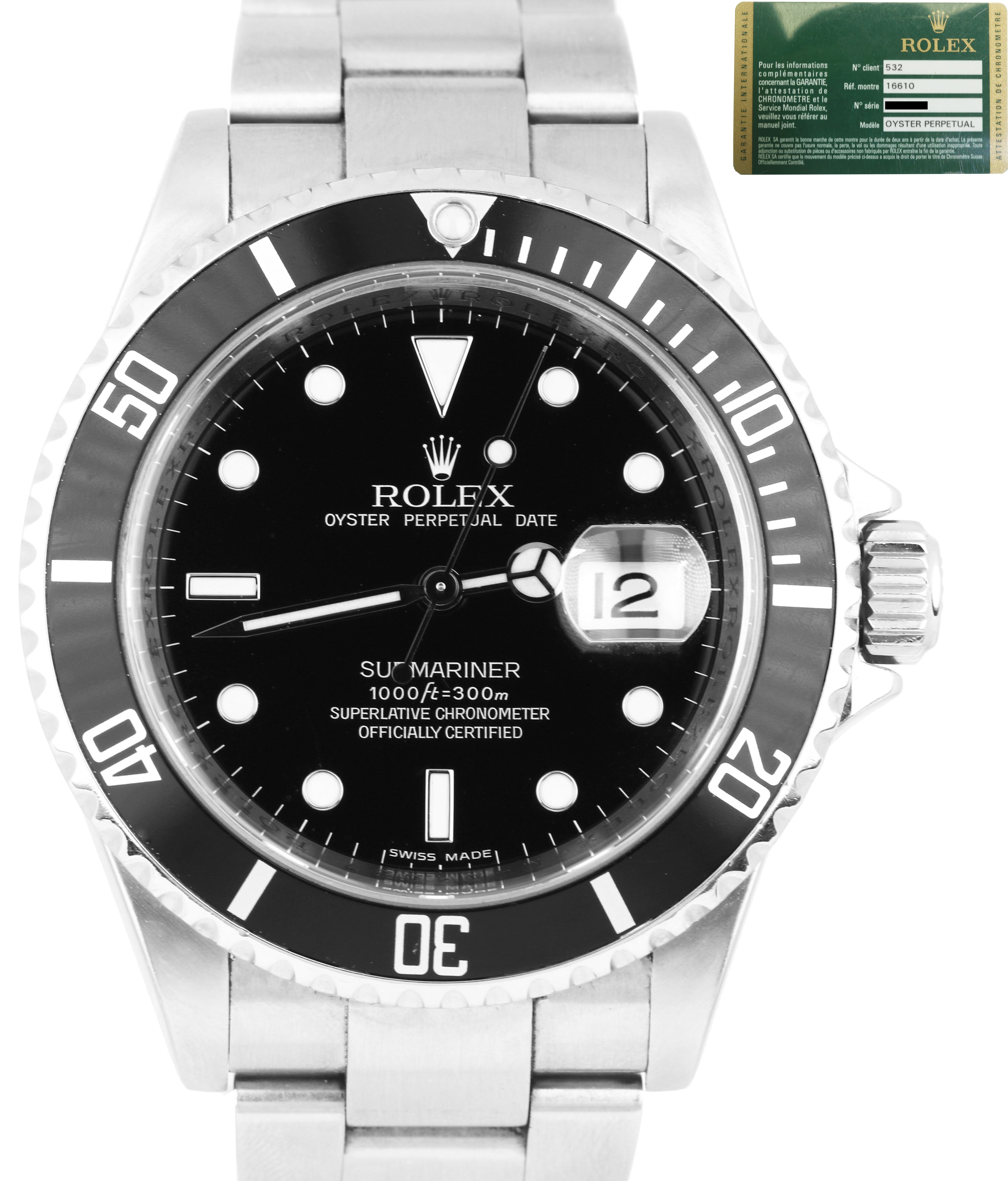 rolex submariner date 2008