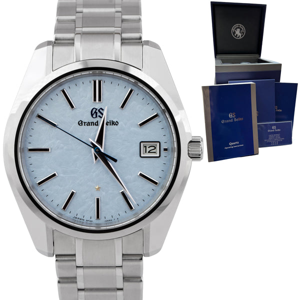 2022 Grand Seiko Heritage 50th Stainless Steel 40mm Blue Quartz Watch