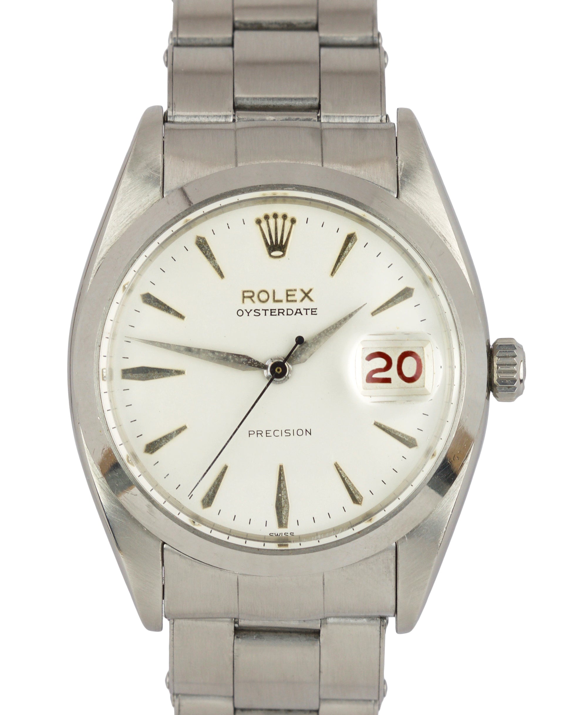 rolex 1960s men's oysterdate watch