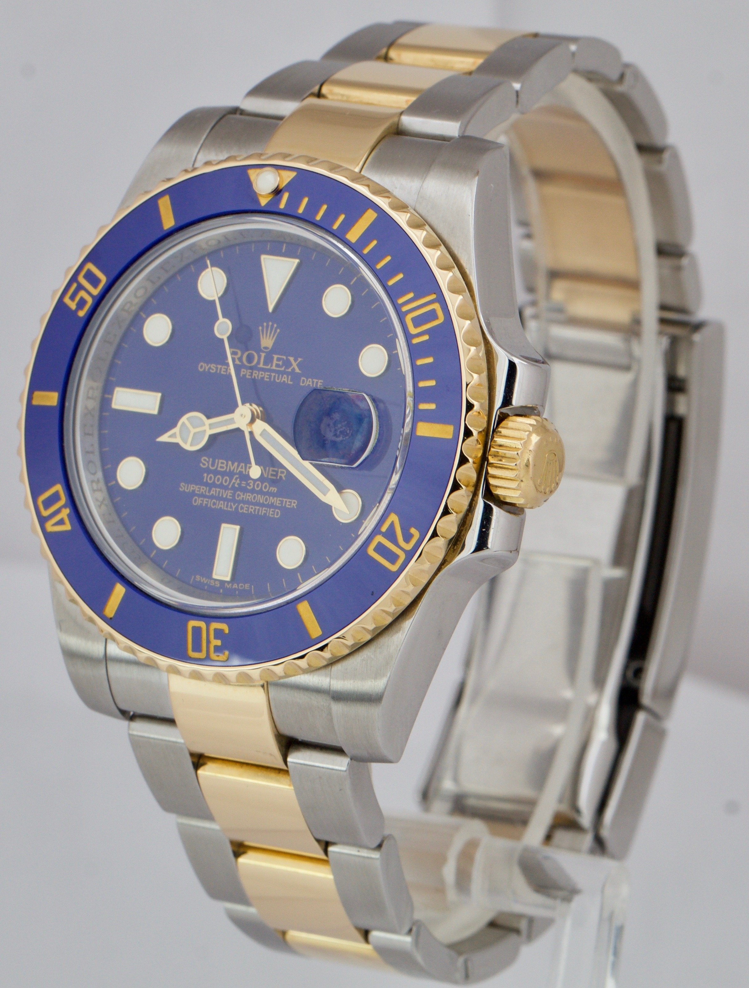 2009 rolex submariner two tone