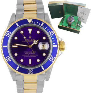 rolex 16613 purple dial