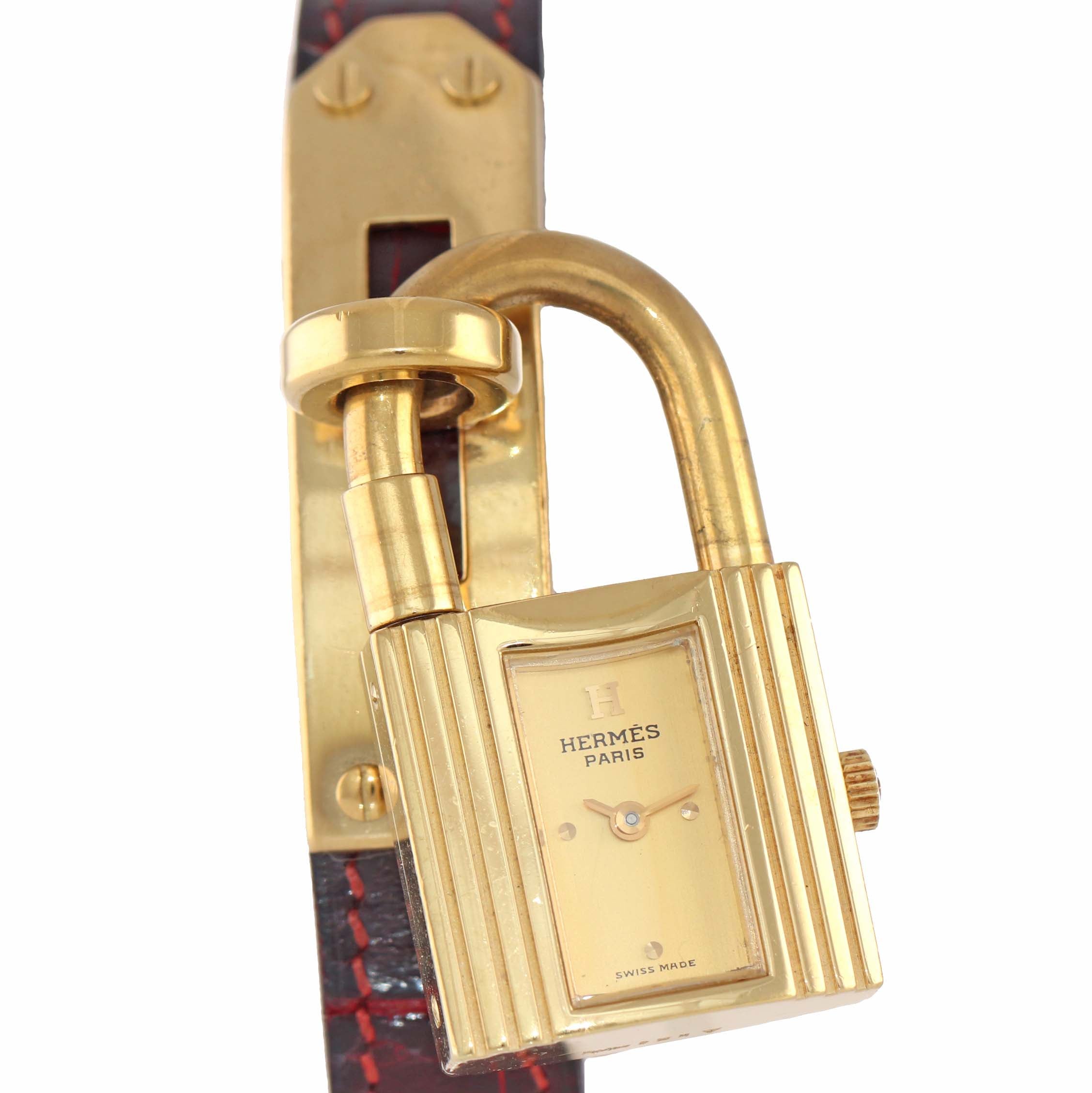 hermes kelly lock watch