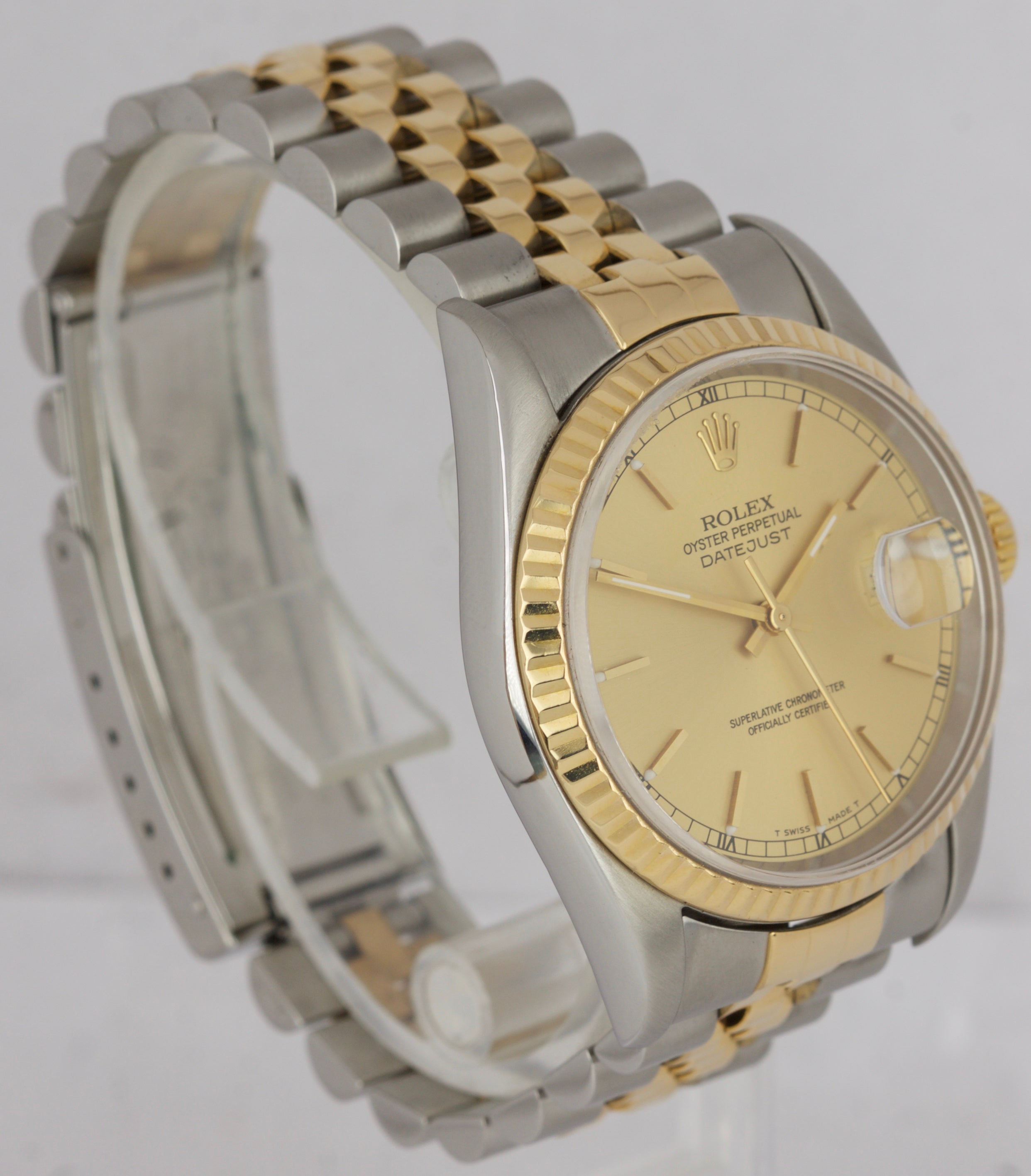 1998 MINT Rolex DateJust 36mm Two-Tone 