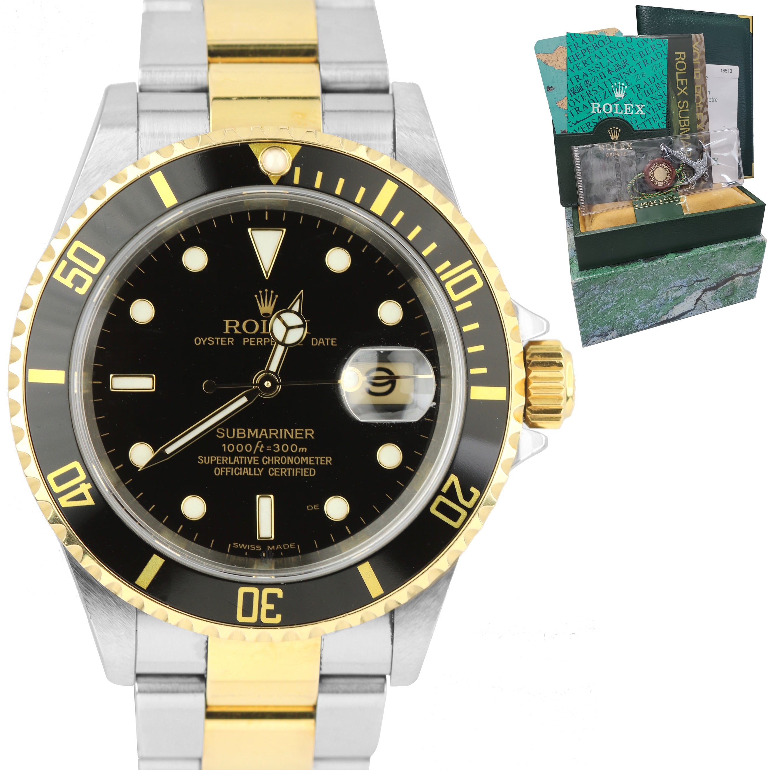 2006 rolex submariner two tone