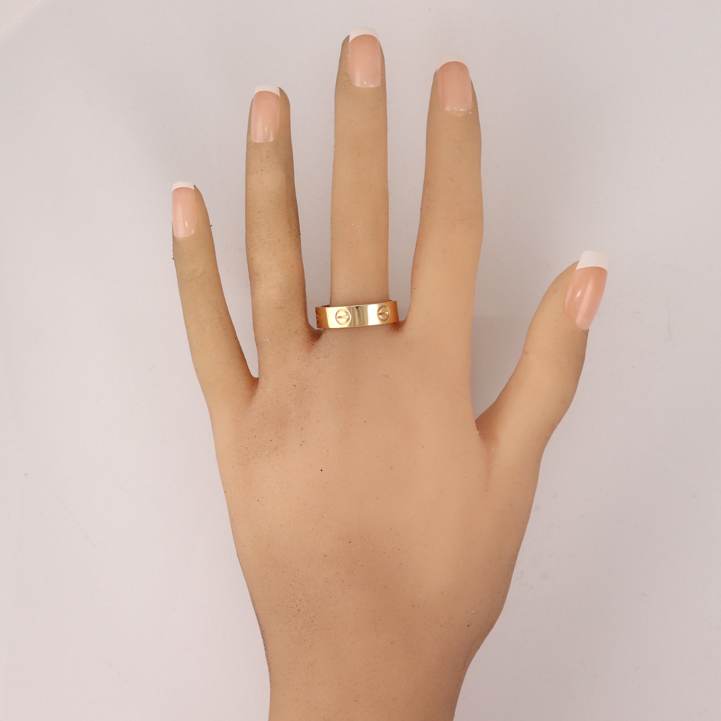 Cartier 18k Yellow Gold Love Ring Size 