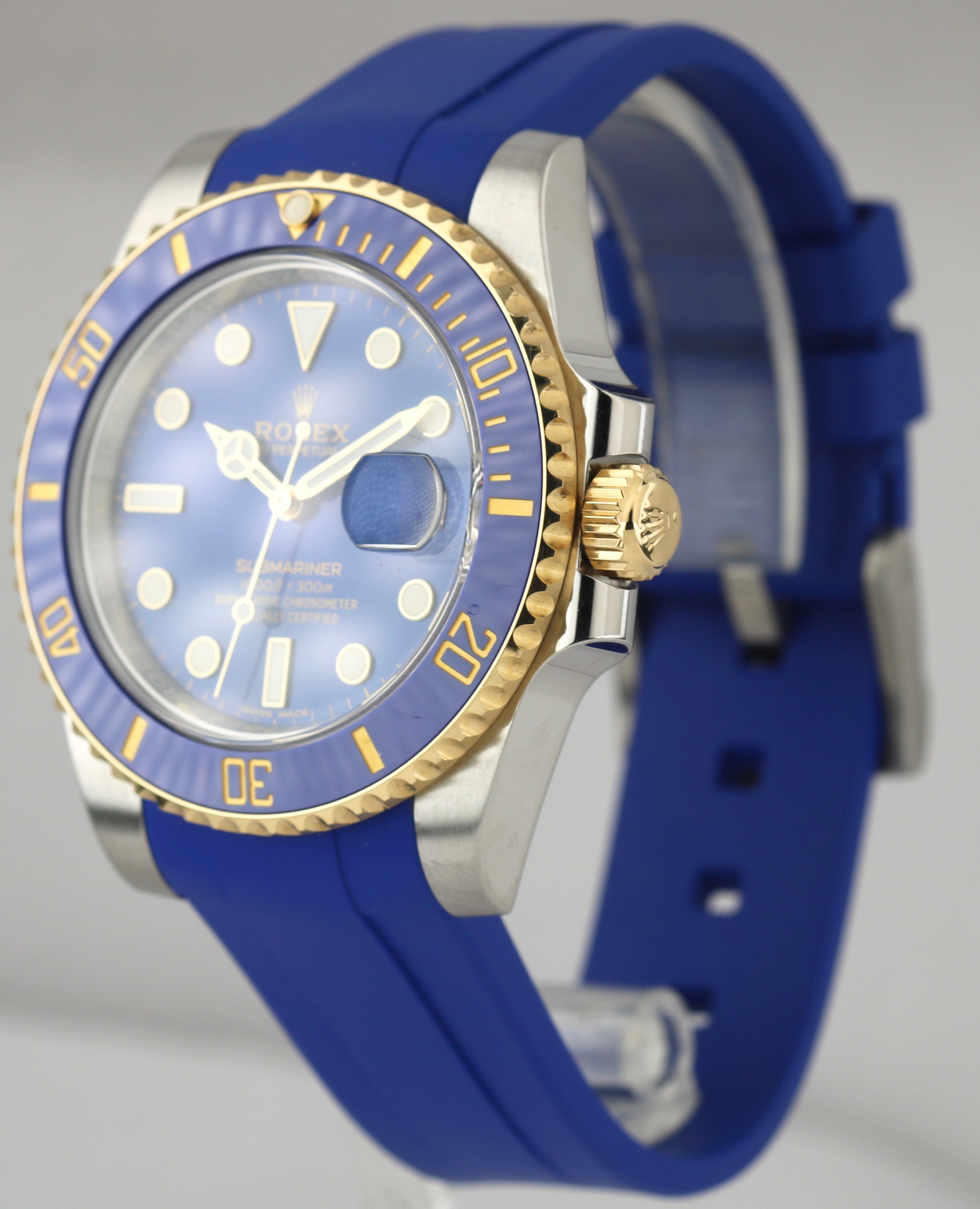 rolex submariner two tone gold face