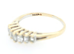 Vintage 0.45ctw Marquise Diamond Band Ring in 14k Yellow Gold | Size 3