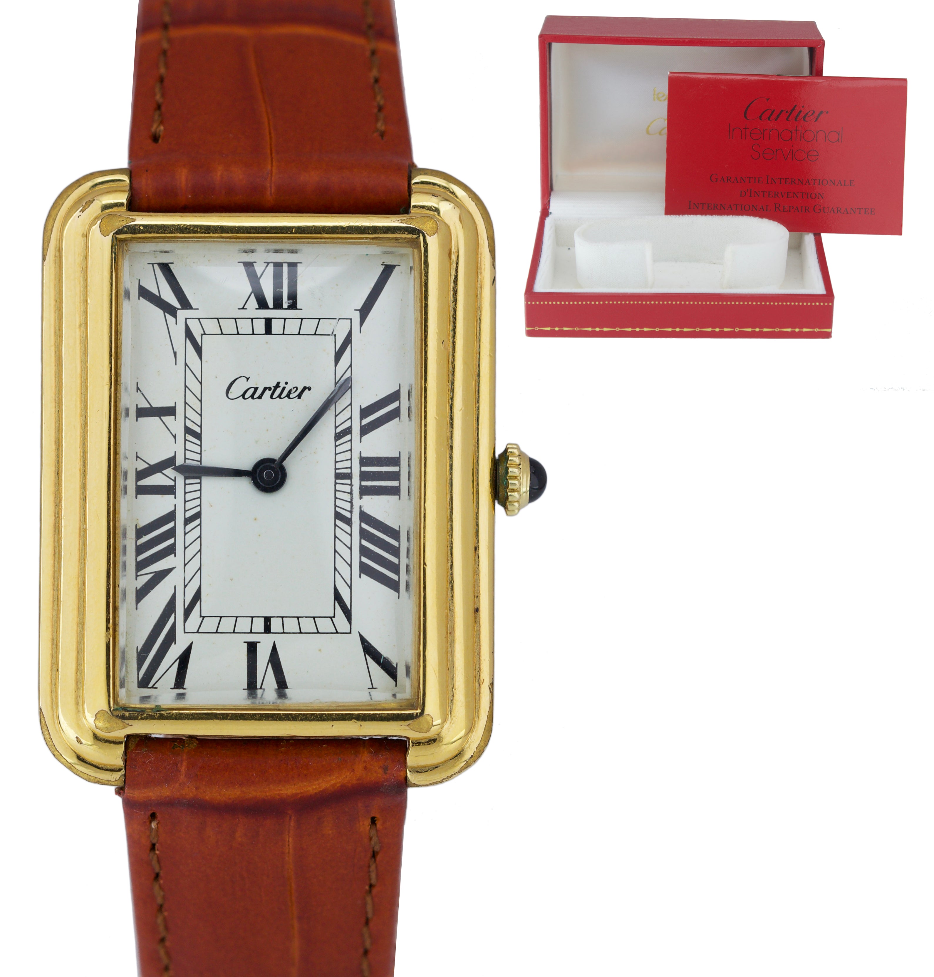 cartier stepped tank