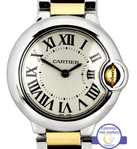 cartier ballon bleu two tone ladies