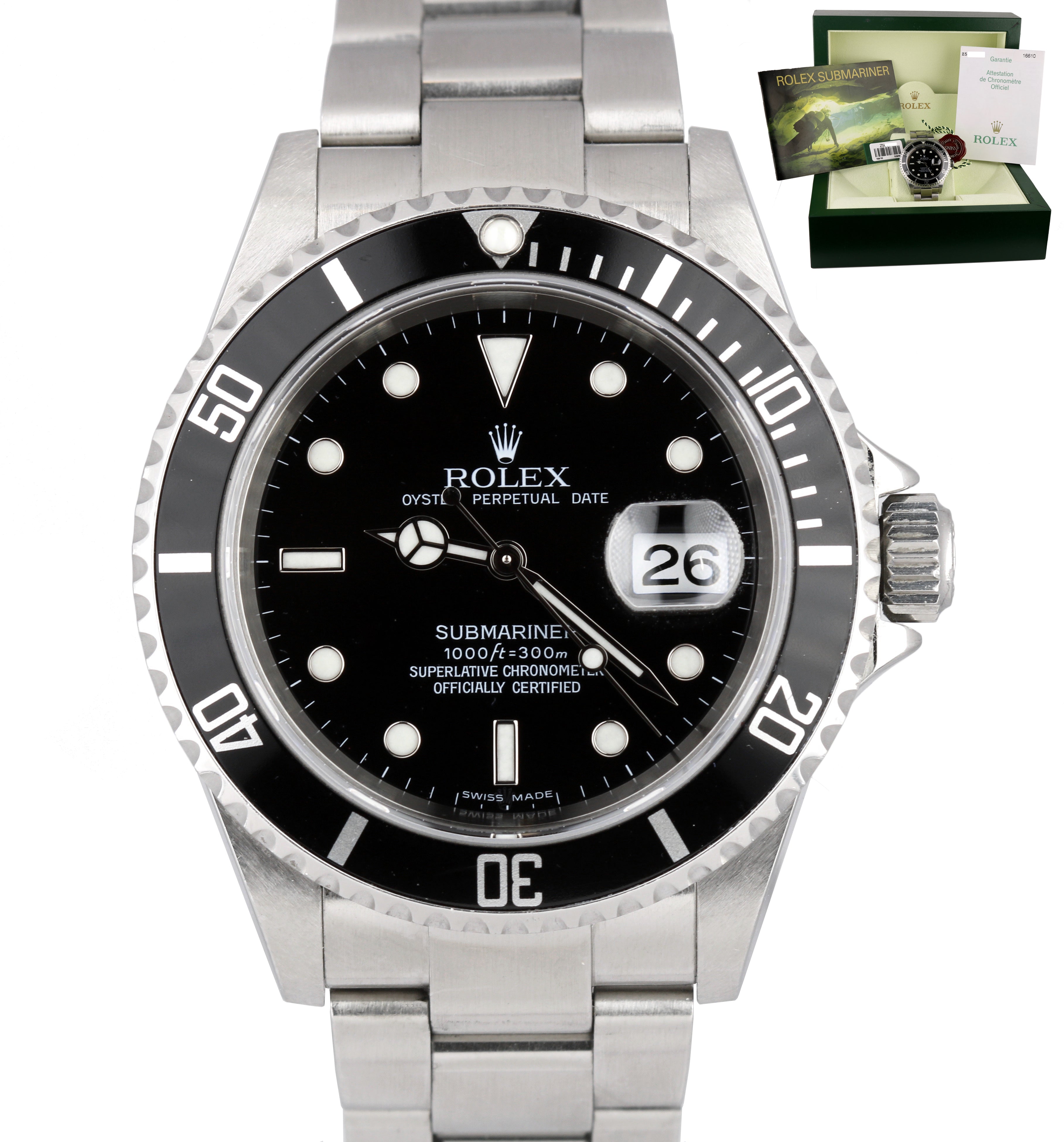 rolex 16610 z series