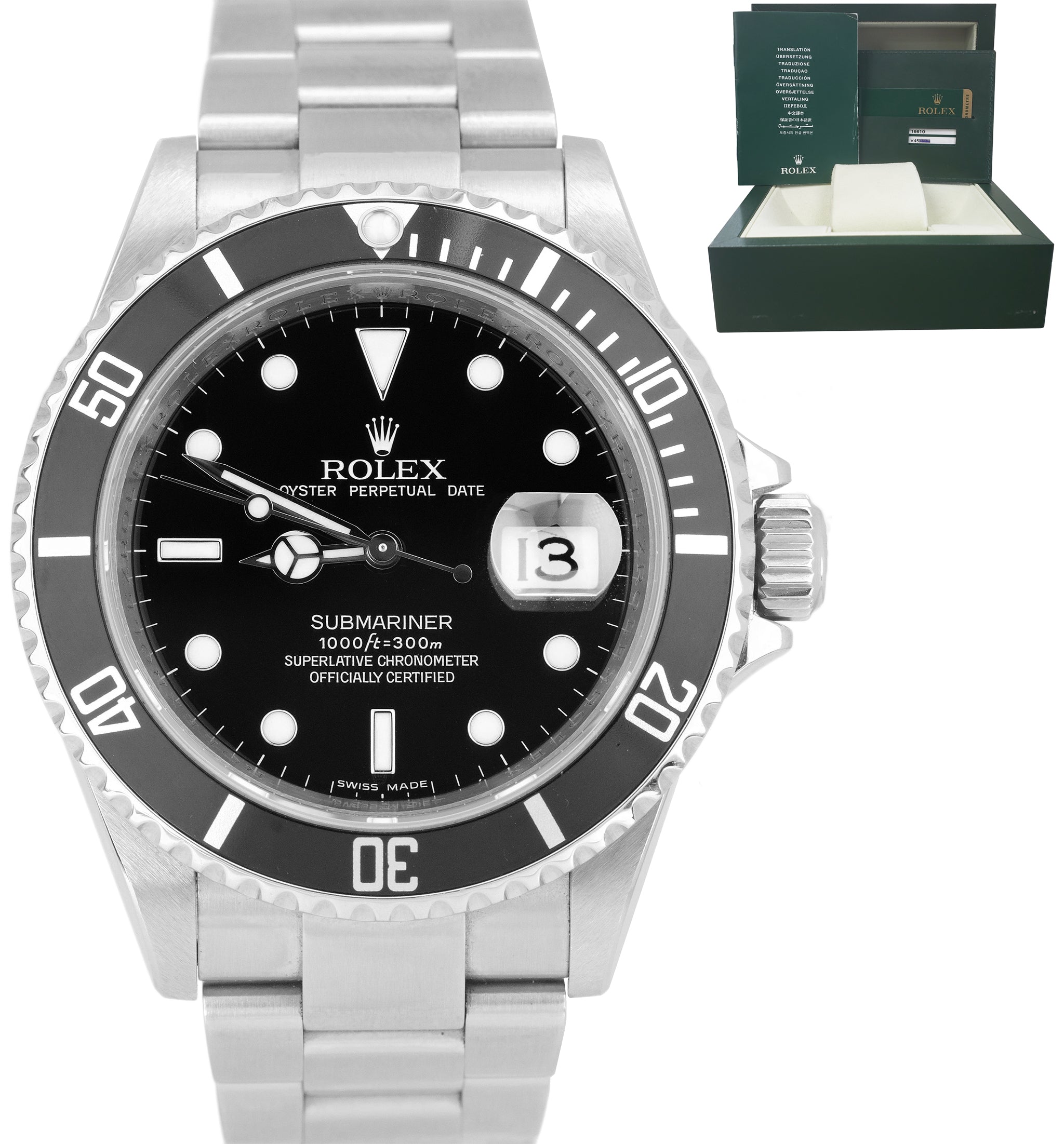 rolex submariner v serial