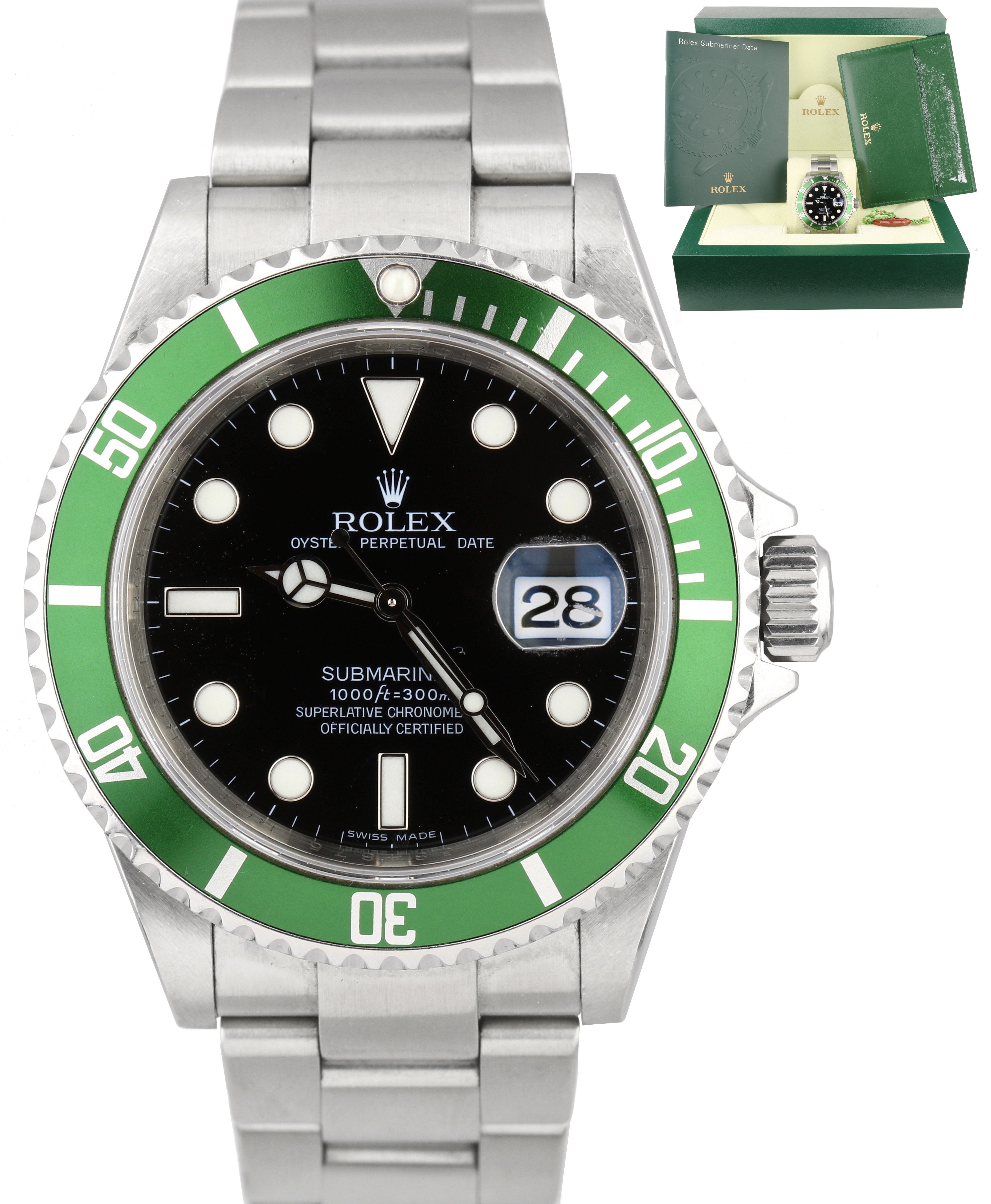 rolex submariner 50th anniversary 16610t