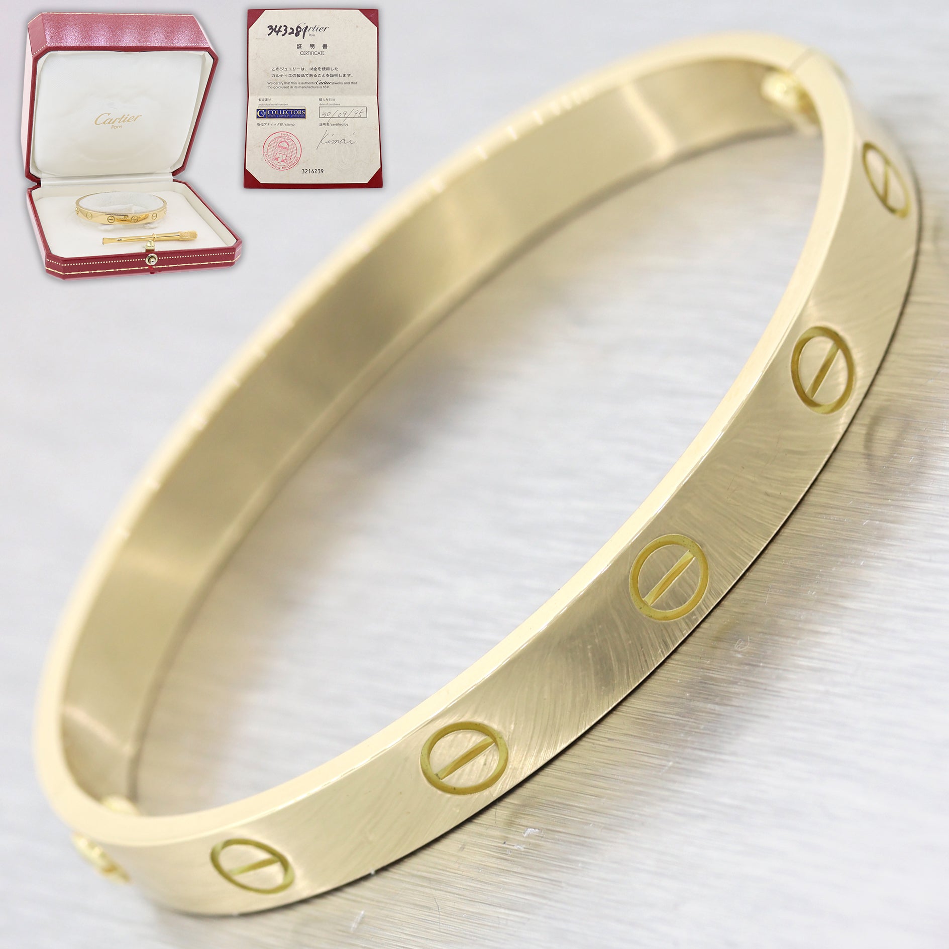 cartier love bracelet screw loose