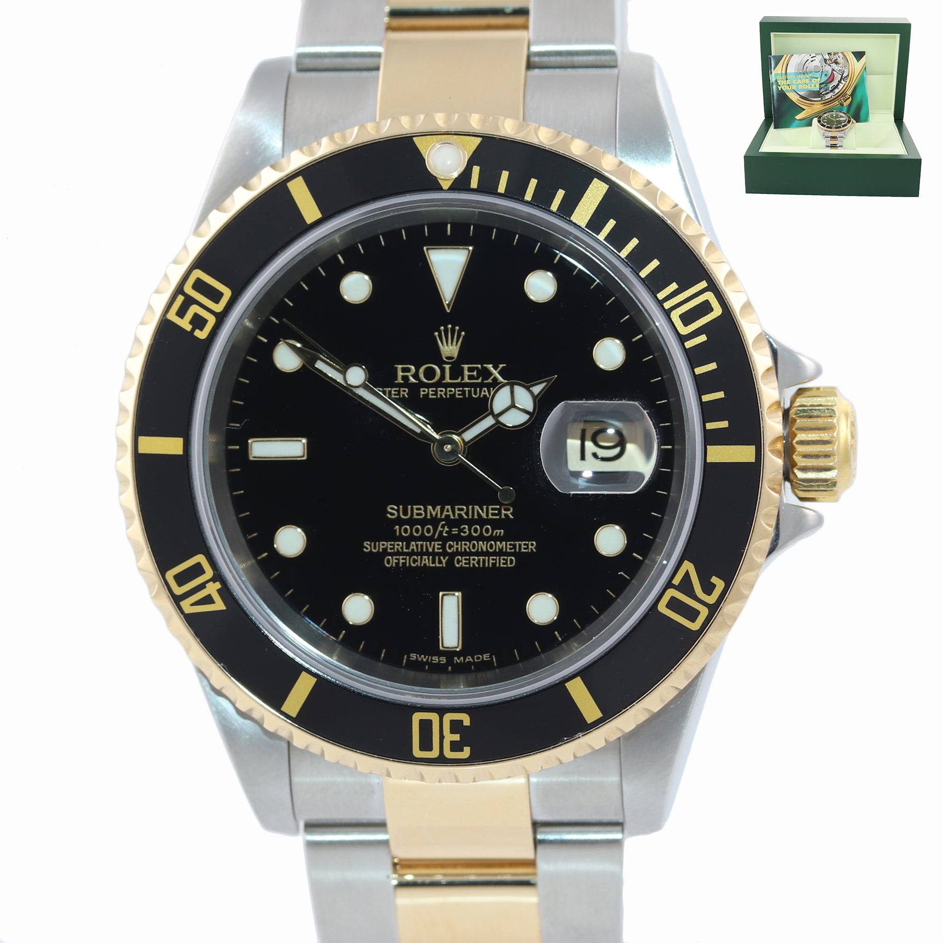 2005 rolex submariner two tone