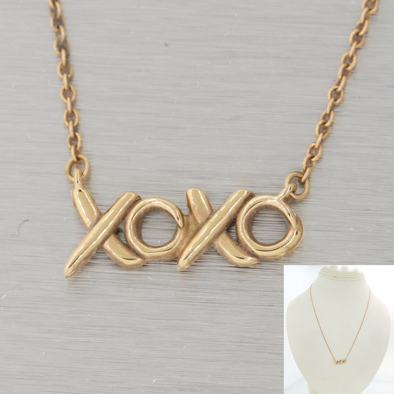 tiffany hugs and kisses necklace