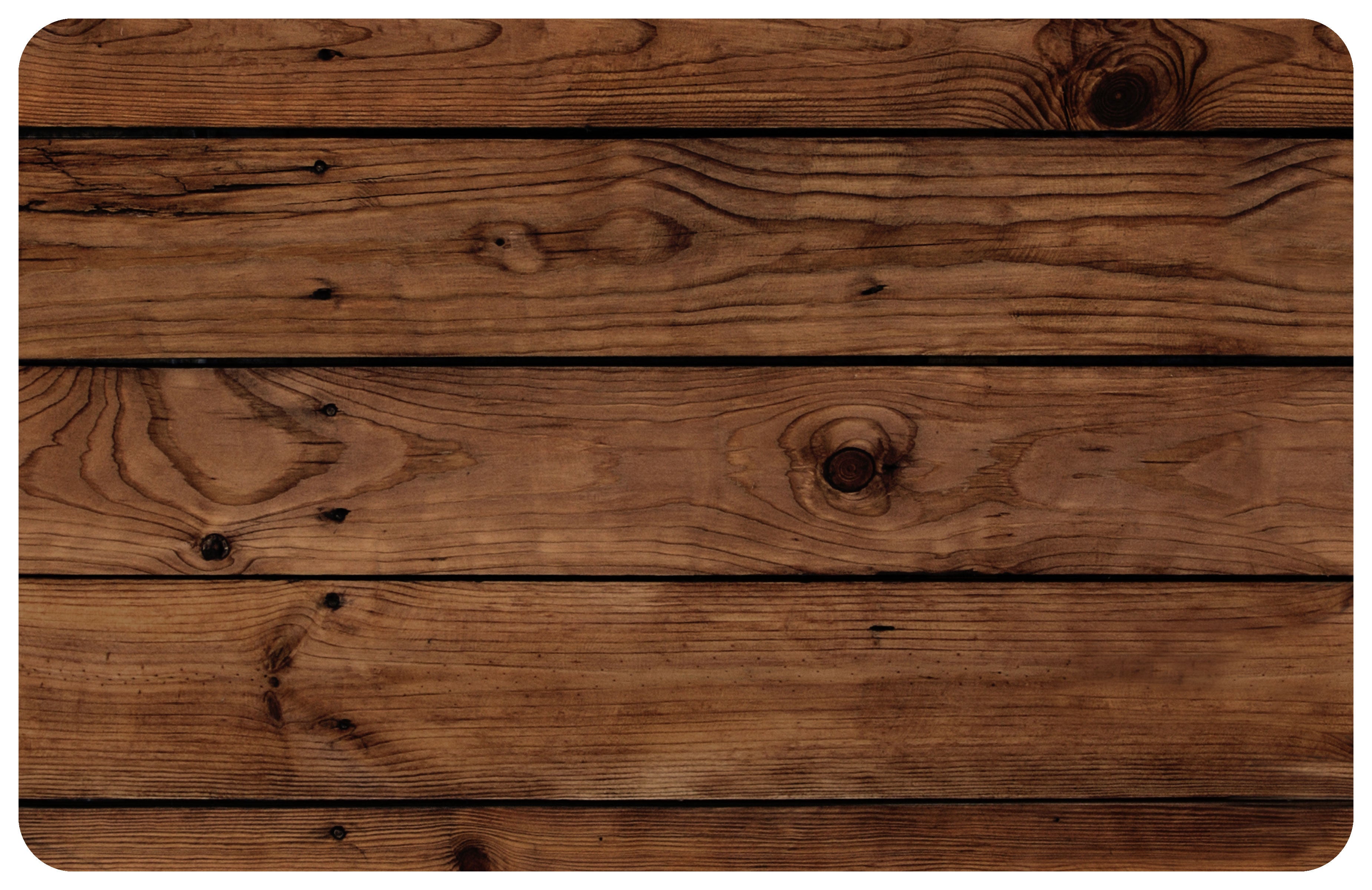 Dark Wood Plank Foflor Accent Mats Bungalow Flooring
